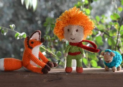 Crochet little Prince fox and cheep