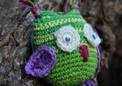 Crochet little owl