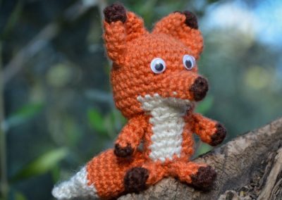 Little crochet fox